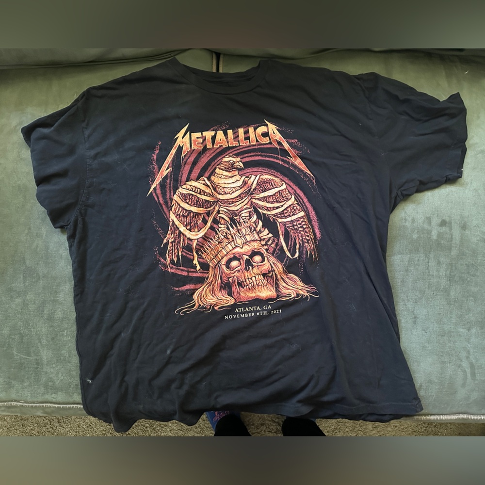 Metallica tour shirt - Atlanta, 11/6/2021 - size 3XL